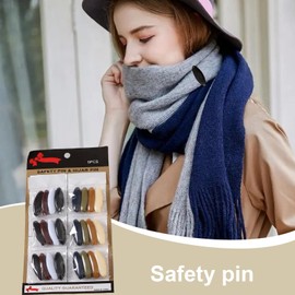 Decorative Safety Pins | Small Straight Pins,24x Portable Scarf Clips, Multifunctional Clothing Clips Tool for Home, Studio, Travel