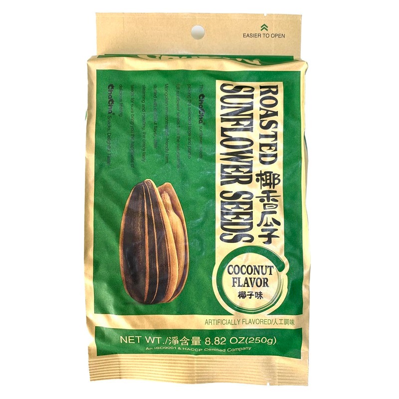 ChaCha Roasted Sunflower Seeds - Coconut (250G) Pack of 3