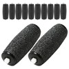 FOMIYES Foot File Replacement Heads 12pcs Set Replacement Roller Refill