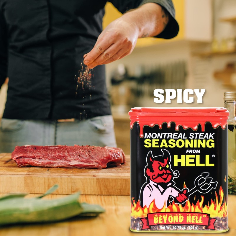 Montreal Steak Seasoning SALT From Hell -9.25 oz (Montreal Steak