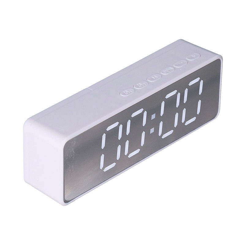 EG-010 Bluetooth Clock Speaker with LED Mirror Portable Drop Proof