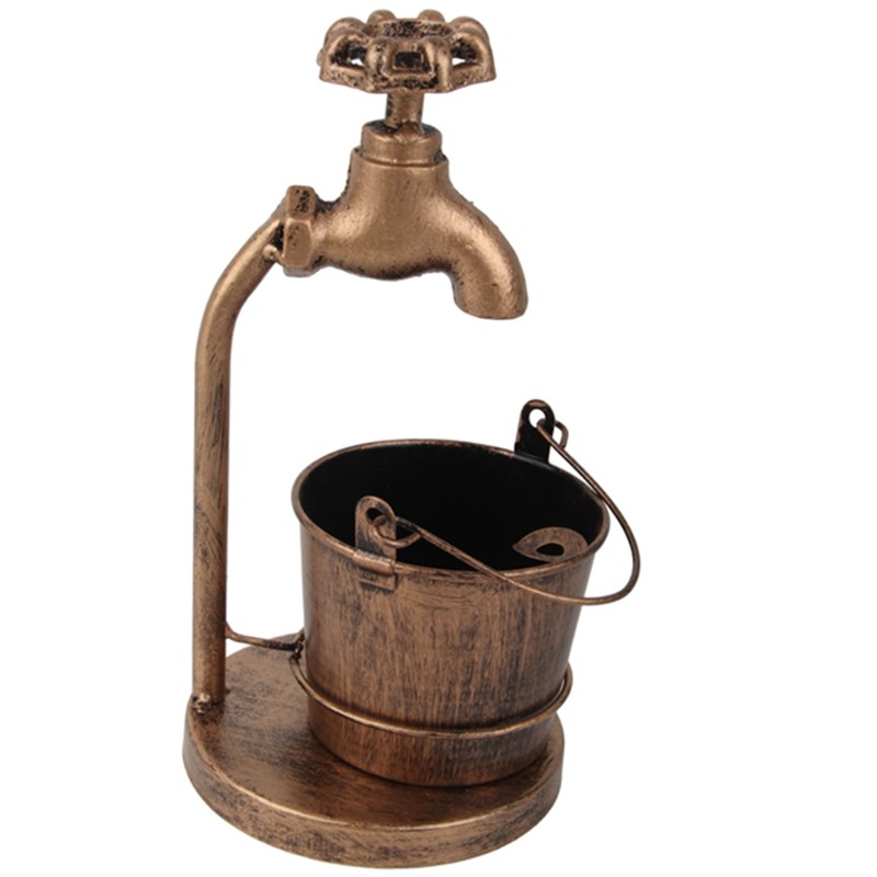 Iron Ashtray Vintage Hand‑Made Craft Faucet‑Shaped Ash Tray Bar Props