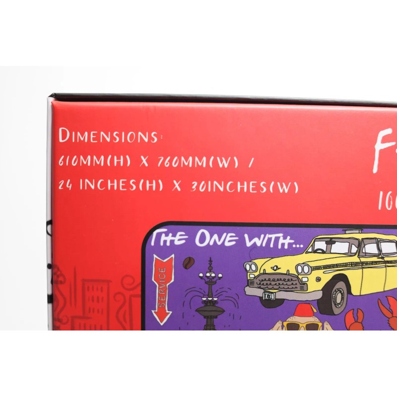 Paladone Friends Central Perk 1000 Piece Jigsaw Puzzle Collage -