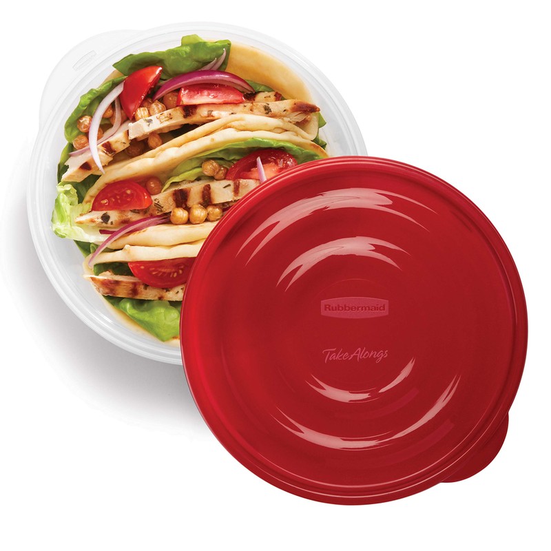 Rubbermaid TakeAlongs Food Storage Container, 5 Cup, 3 Count