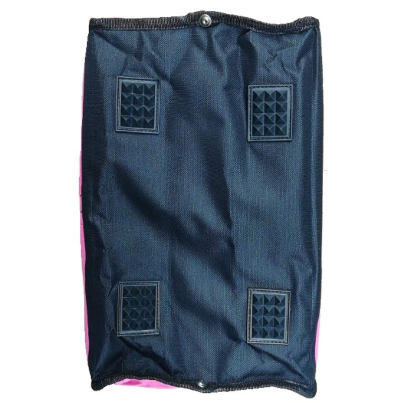 Pink Tote Bag Multi-Purpose Collapsible Wide Mouth Tool Box Organizer