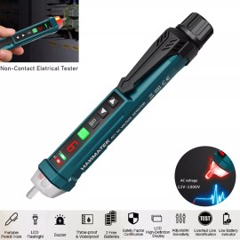 HANMATEK LED 12~1000V Electrical Non-Contact AC Voltage Power Detector Pen Tester Meters