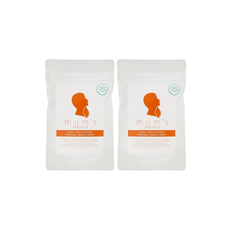 Mom's Henna Orange 3.5 oz (100 g), Set of 2