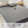 FELTYBED Twin Size 39"x75" Waterproof Mattress Protector, Soft Bed Grey