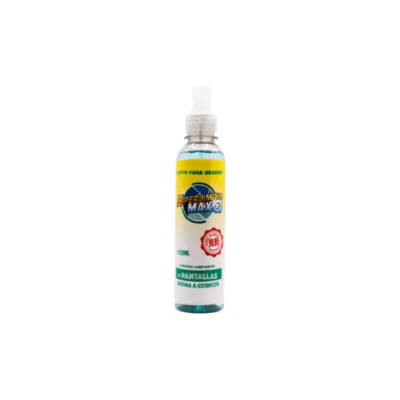 Limpiador De Pantallas Hiperlimpio Max Q 250ml
