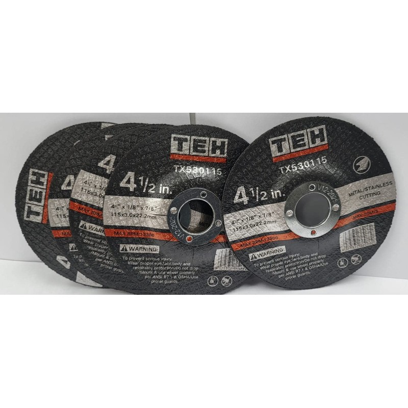 115mm Metal Cutting Discs Steel for Angle Grinders 115mm x
