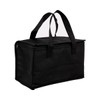 Luxshiny 1pc Non-woven Fabric Lunch Carrier Lunch Container Black Lunch