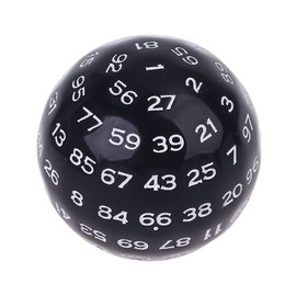 Dice 100 Sided Dice, 100 Side Multiside Dice D100 Multi-Side Dice for Board Games, Parties, RPG, Educational Projects (50mm)
