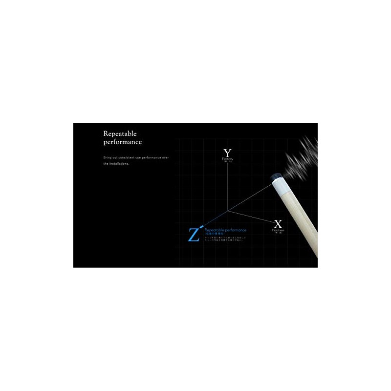 (Soft) - Kamui Clear Black Cue Tip - Single Tip
