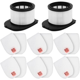 IZ862H Replacement filter Lichelete Vacuum Filter for Shark IZ862H Stratos Cordless Vacuum cleaner, Include 2 Pack High Efficiency Filter and 6 Pack Foam and 6 Pack Felt Filter Kit