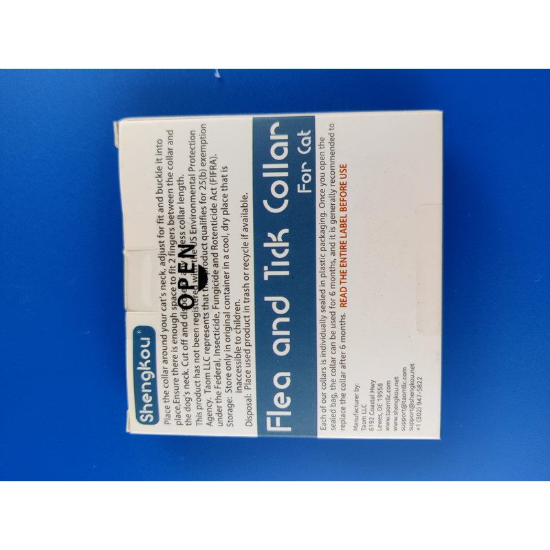 Cat Flea & Tick Collar - Premium Plant-Based Essential Oils,