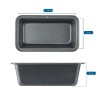 Unbranded Nonstick Mini Loaf Pans 2 Pack Carbon Steel Bakeware