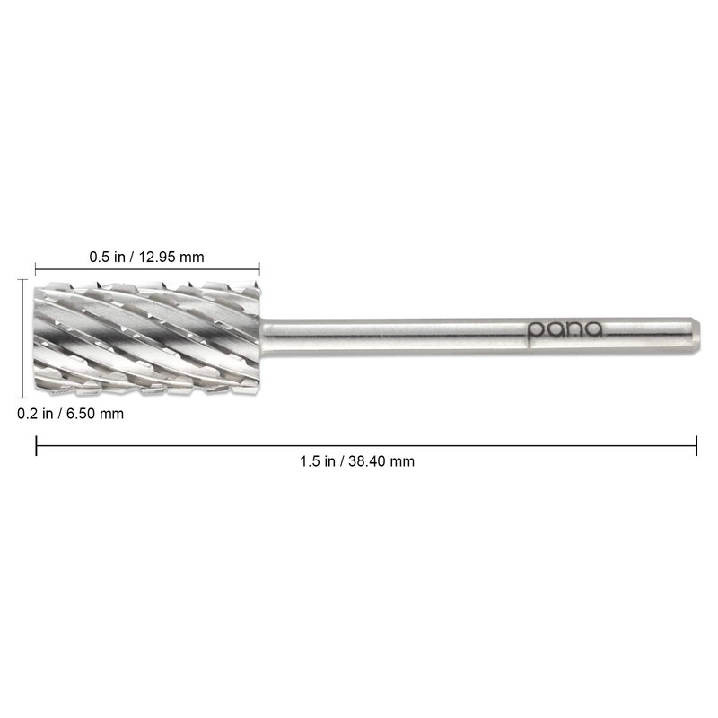 PANA Professional 3/32" Shank Size - Flat Top Large Barrel