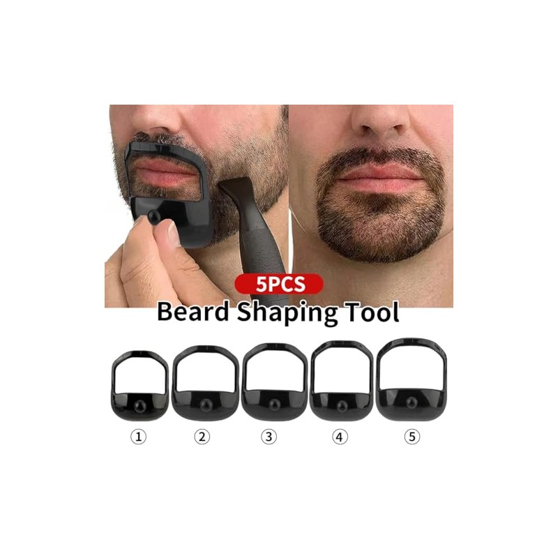 5 PCS Beard Shaper Set for Men - Goatee Shaper,