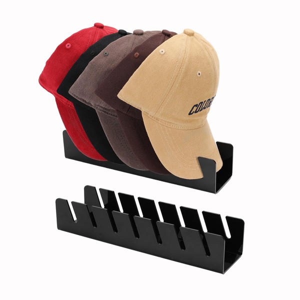 MEGREZ 2 Pack Hat Stand for Baseball Caps Display and