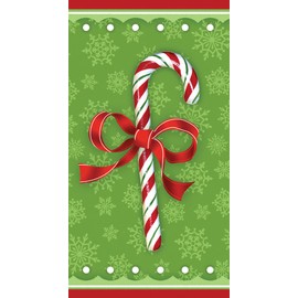 Creative Converting 16 Count Candy Cane Bliss Paper Guest Napkins