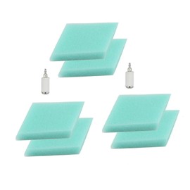 HQParts 6PCS Air Filters for 530057781 Poulan Weed Eater FL20 FL20C FL23 FL25 FL26 FL26C FX26 FX26S FX265 FX26SC MX550 MX557 P1500 P2500 P3500 P4500 P4500F XT260 XT700 TE475 TE475Y SST25C