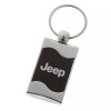 Jeep Rectangular Wave Key Ring (Black)