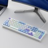 Creamy Keyboards,K2 MageGee Classic Keyboard Wired RGB Backlit 104 Waterproof
