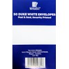 50 Duke White Envelopes, 80gsm - Peel & Seal -