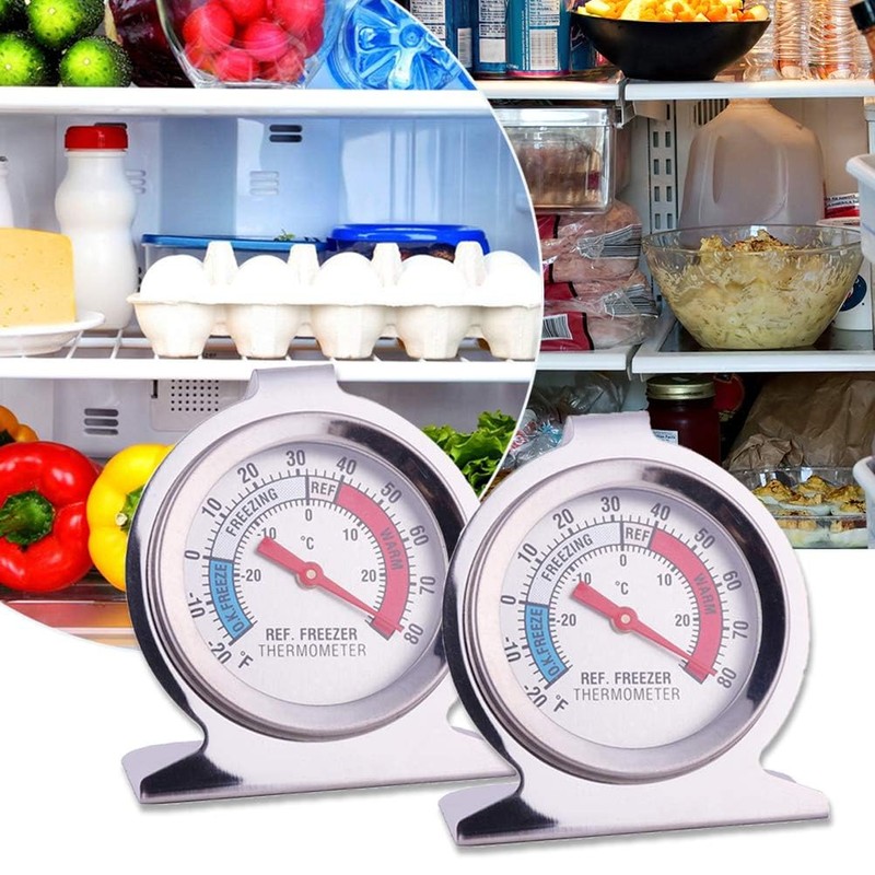 Refrigerator Freezer Large Dial Thermometer Aulufft 6 Pack Classic Series