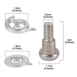 TOMALL Scooter Rear Wheel Fixed Bolt Screw Stainless Steel Fixed Screw Kit 2 PCS for Xiaomi Mijia M365 Electric Scooter
