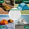 20Pcs Tent Pegs, BetterJonny 7inch Non-Rust Family Pop Up Household,