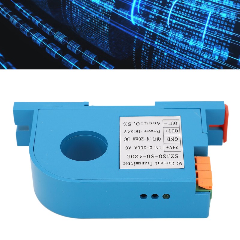 AC Current Transmitter 1 Phase 4‑20mA DC Output Current Transducer