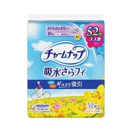 Charm Napp Absorb Sarafi Long Pure Soap Scent, Wingless, 10cc, 7.5 inches, 52 Pieces (for Care of Discharge & Moisture, Absorption, Panty Liner Size) [For Light Urinary Leakage]