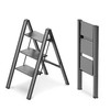 WOA WOA 3 Step Ladder, Foldable Step Stool, Lightweight Ladder