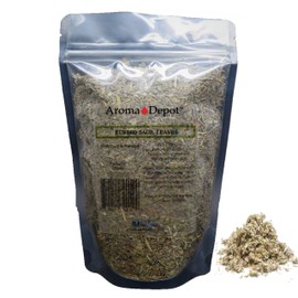 Whole Sage Leaf Herb,100% Natural Spice, Seasoning, Dried, Leaves, Chushed, Rubbed, Kosher Gluten-Free Non GMO (Whole Rubbed Sage, 1 lb)