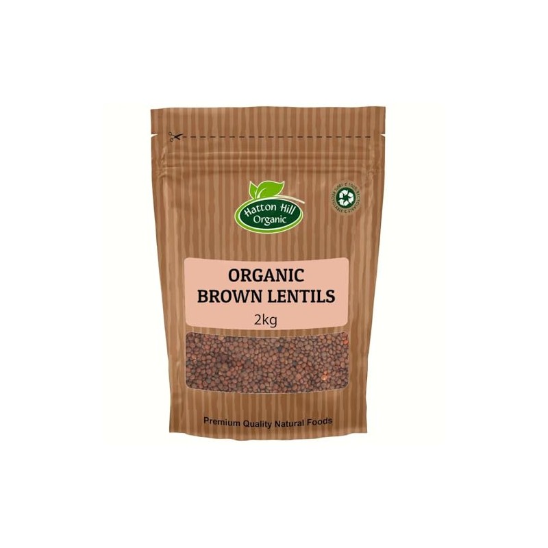 Organic Brown Lentils 2kg by Hatton Hill Organic | Versatile