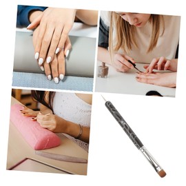 minkissy Professional Nail Art Tools Kit 2-in-1 Brush Dotting Pen Easy to Use Manicure Supplies