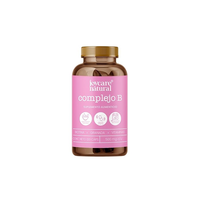 JOYCARE NATURAL Pack de 3 Complejo B Suplemento Alimenticio Biotina