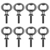 Ohiyoo Metal Bottle Opener Kits 8 Pack Blank Stainless Steel