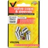 Victor™ Chrome Valve Hex Valve Caps and Sleeves - 4