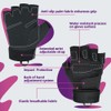 Seibertron S.O.L.A.G 1/2 Finger/Fingerless/Half Finger Multi-Function Sports Gloves Black S