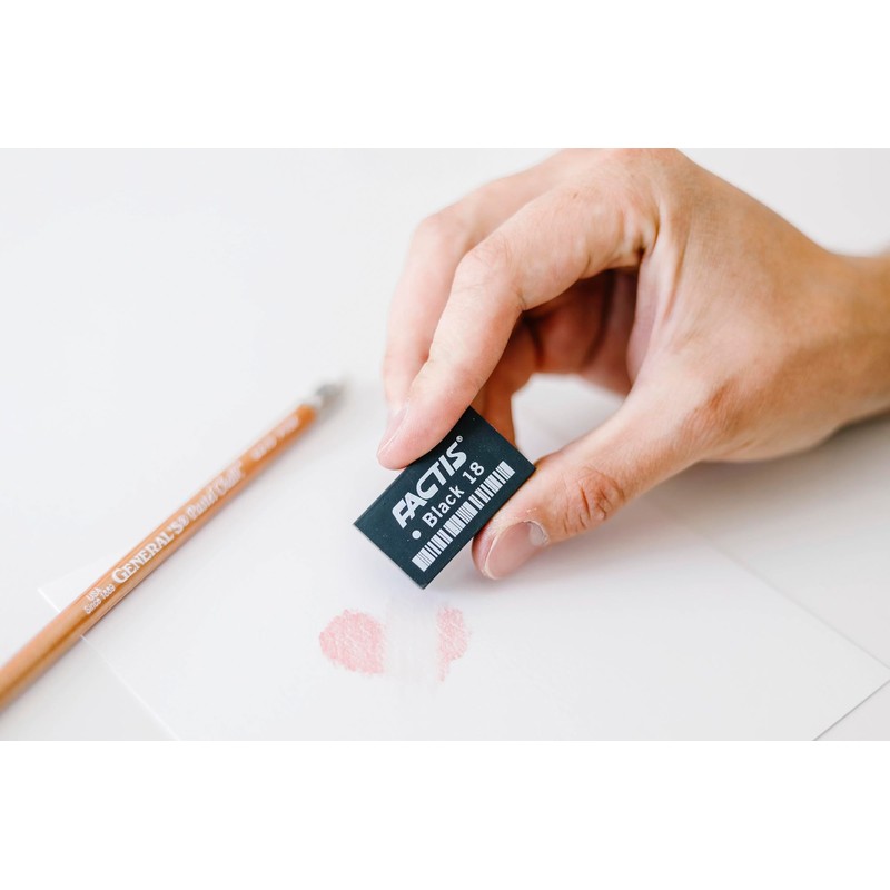 Factis Magic Black Eraser, Pack of 72