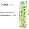 10 Packs 1.2V AA 900mAh Nickel Metal Hydride NiMh Rechargable