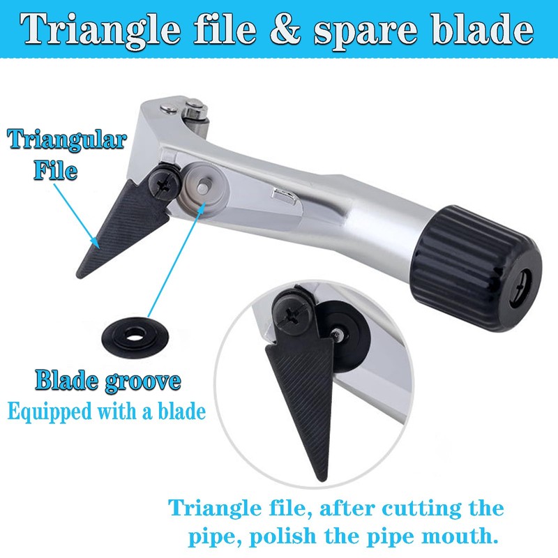 Yuentoen 4 Pieces Tubing Cutter Set,Heavy Duty Pipe Cutter 1/4”-1-5/8”