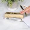 Punch & Stick | Acrylic Lucite Gold Stapler | Designer