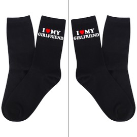 Belloxis Boyfriend Gifts Valentines Gifts for Boyfriend Birthday Gifts Romantic Gifts for Him I Love My Girlfriend Mens Socks 9-11