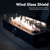 Onlyfire 28'' Tabletop Fire Pit, Outdoor Propane Gas Firepit Side-Mounted