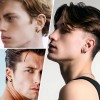 15 Pares Aretes Hombre Piercing Pendientes Acero Inoxidable