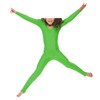 Prime fashions - Girls Shiny Nylon Long Sleeve Stirrup Catsuit