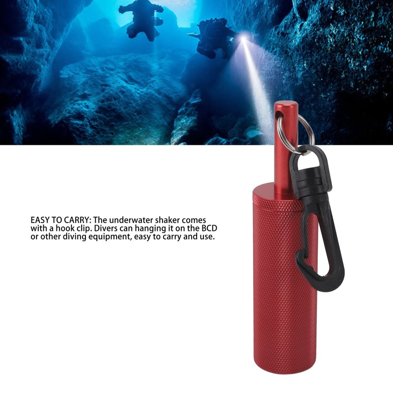 Signal Bell Diving Stick Noise Maker Crisp Sound Aluminum Alloy